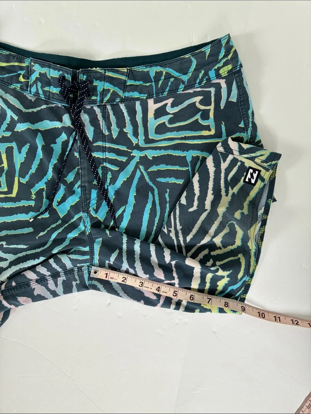 Billabong green drawstring color